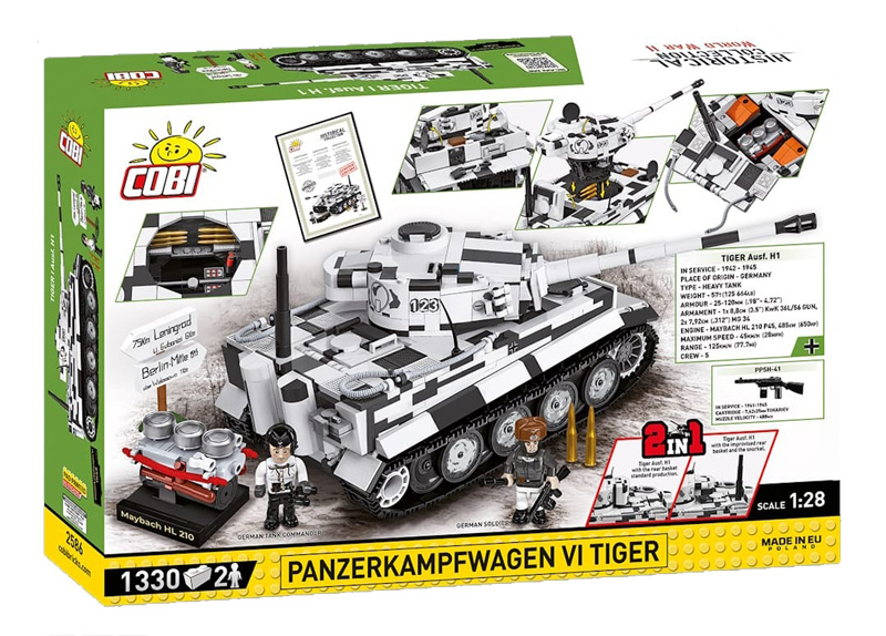 COBI 2586 Limited Edition Panzer VI Tiger Box Back
