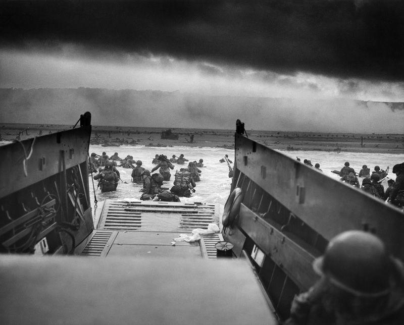 Landung von US-Amerikanern am Omaha-Beach Into the Jaws of Death