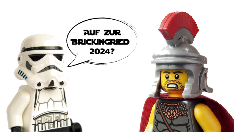LEGO-Ausstellung Swiss Lug Brickingried 2024 Titel