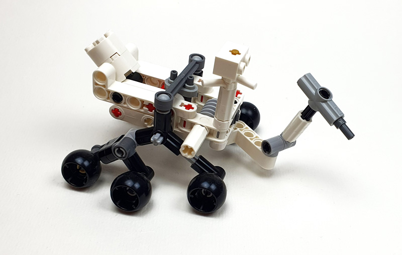 LEGO NASA Mars Rover Perseverance 30682 aufgebaut