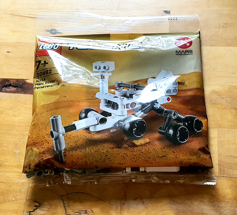 LEGO NASA Mars Rover Perseverance 30682 Polybag Verpackung