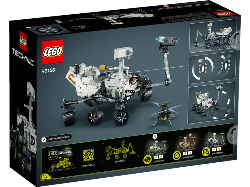 LEGO NASA Mars Rover Perseverance 42158 Box Back
