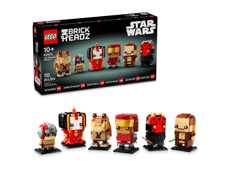 LEGo Star Wars Brickheadz Phantom Menace 40676 Box Set