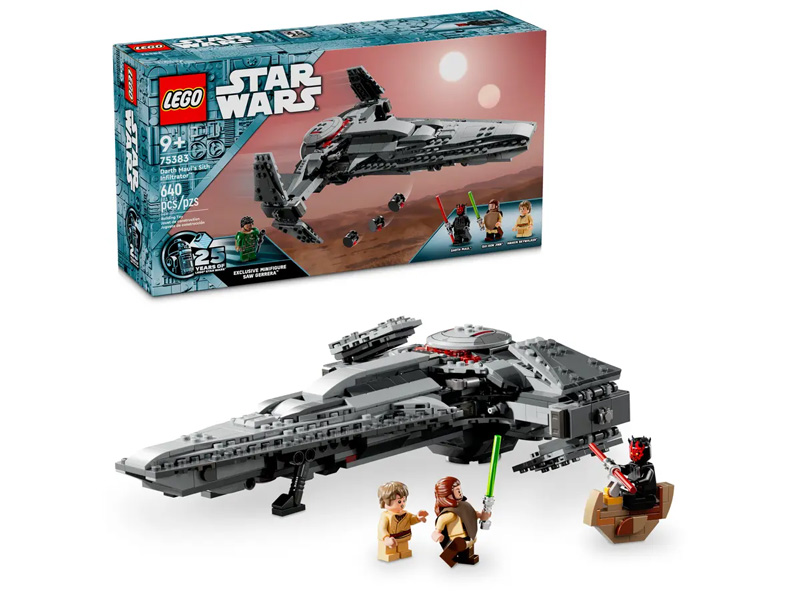 LEGO Star Wars Darth Mauls Sith Infiltrator 75383 Box und Set