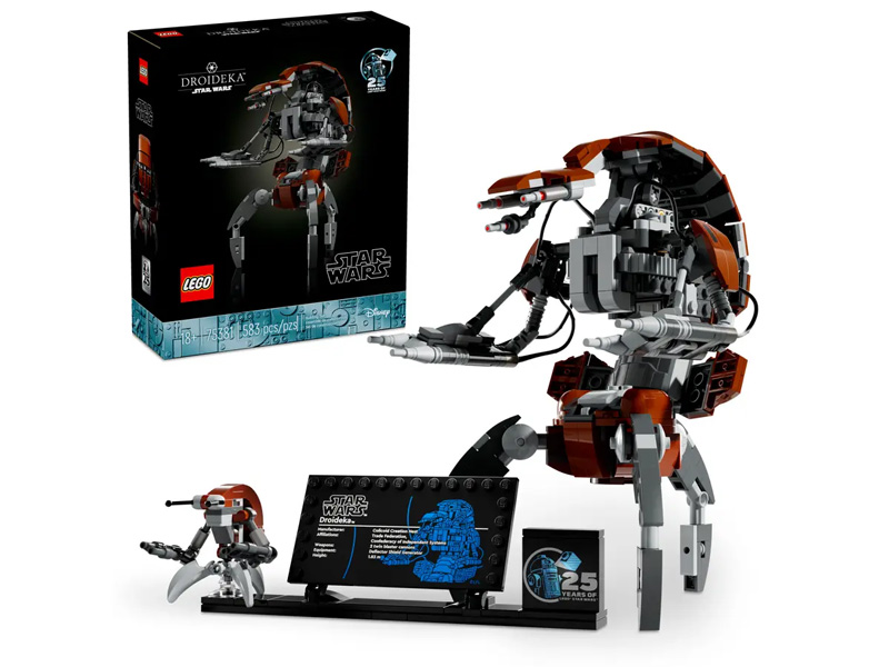 LEGO Star Wars Droideka 75381 Set und Box Front