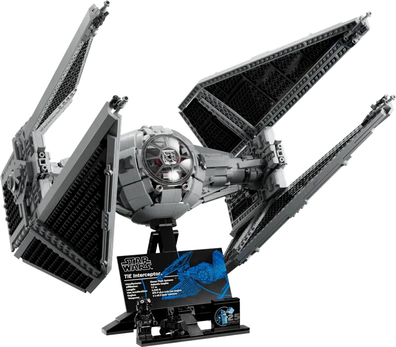 LEGO UCS Tie Fighter 75382 Set mit Typenschild