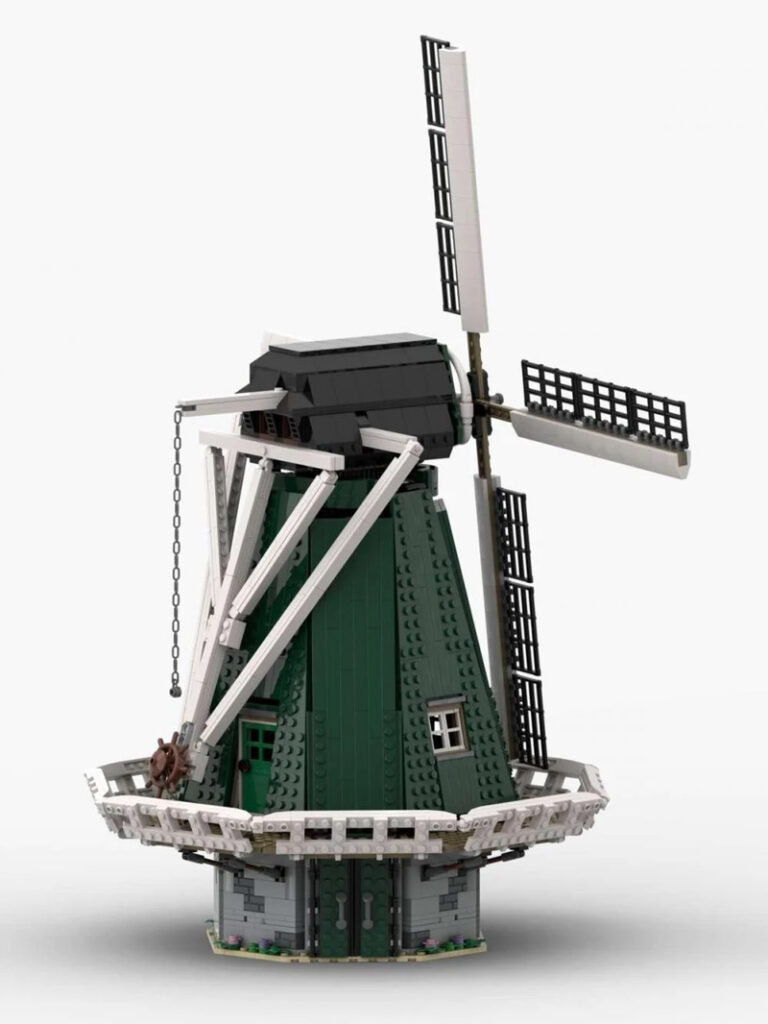 BlueBrixx Holländerwindmühle 107231 Rückseite