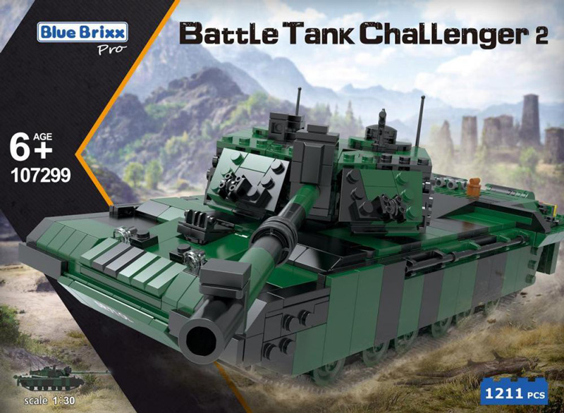 BlueBrixx Kampfpanzer Challenger 2 107299 Box