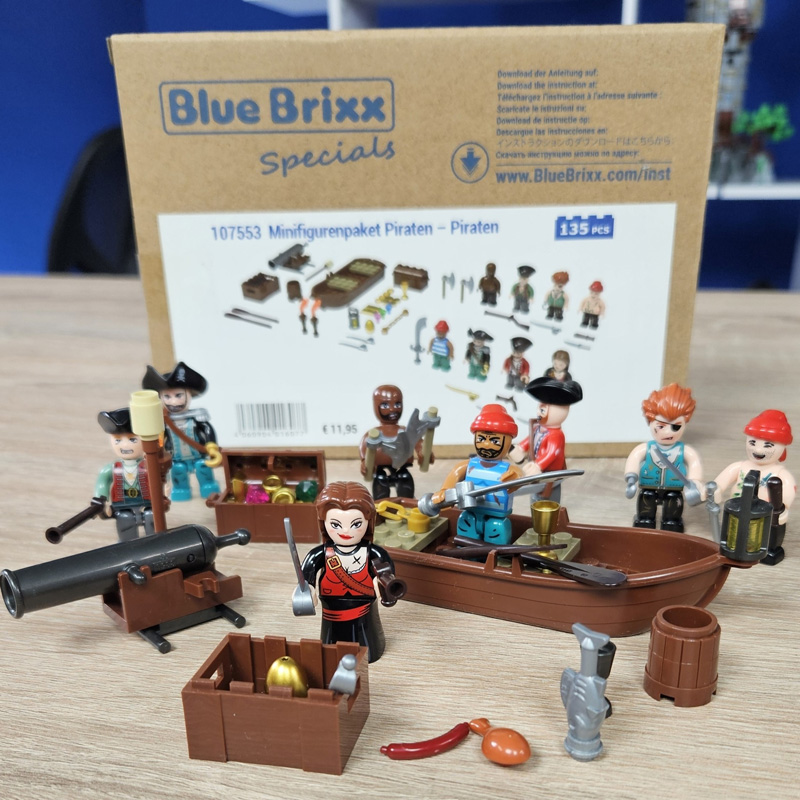 BlueBrixx Piraten Minifiguren 107553