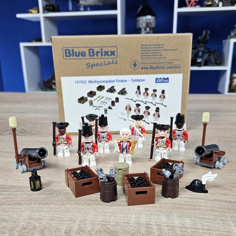 BlueBrixx Piraten Minifiguren 107552