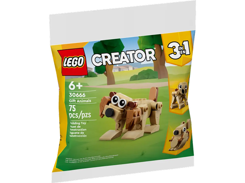 LEGO Creator 3in1 Geschenkset mit Tieren Polybag 30666