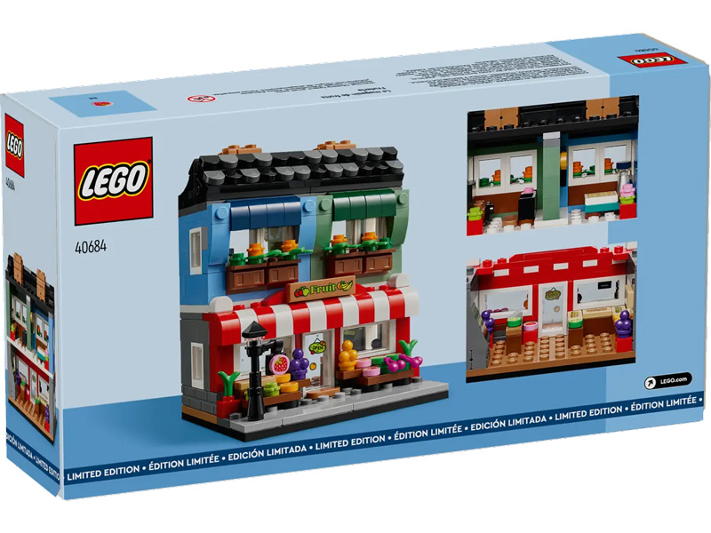LEGO GWP Obstladen 40685 Box Back