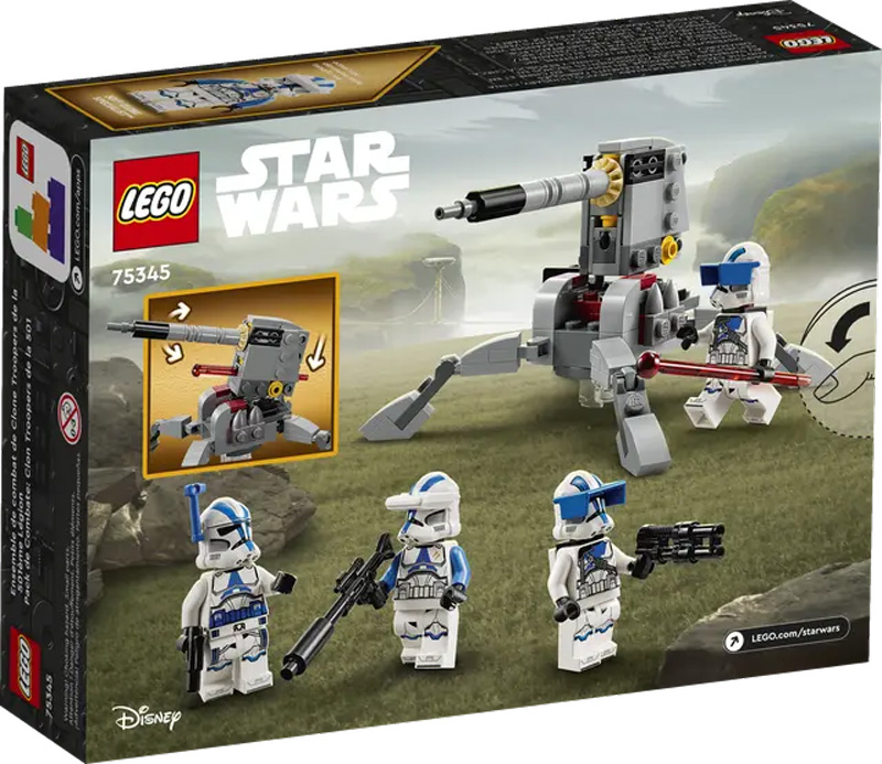 LEGO Star Wars Clone Trooper Battlepack 75345 Box