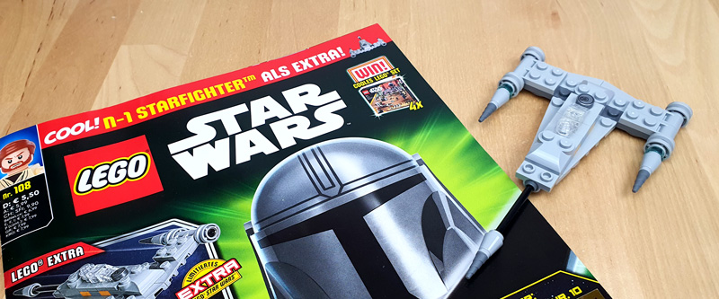 LEGO Star Wars Magazin Nr. 108/2024 mit Mandalorianischem N-1 Starfighter