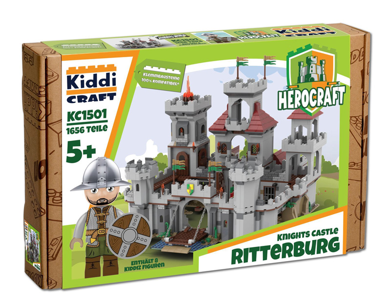 KiddiCraft Herocraft Ritterburg KC-1501 Box
