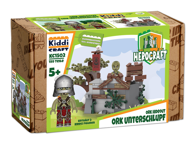 KiddiCraft Herocraft KC1502 Ork-Unterschlupf Box