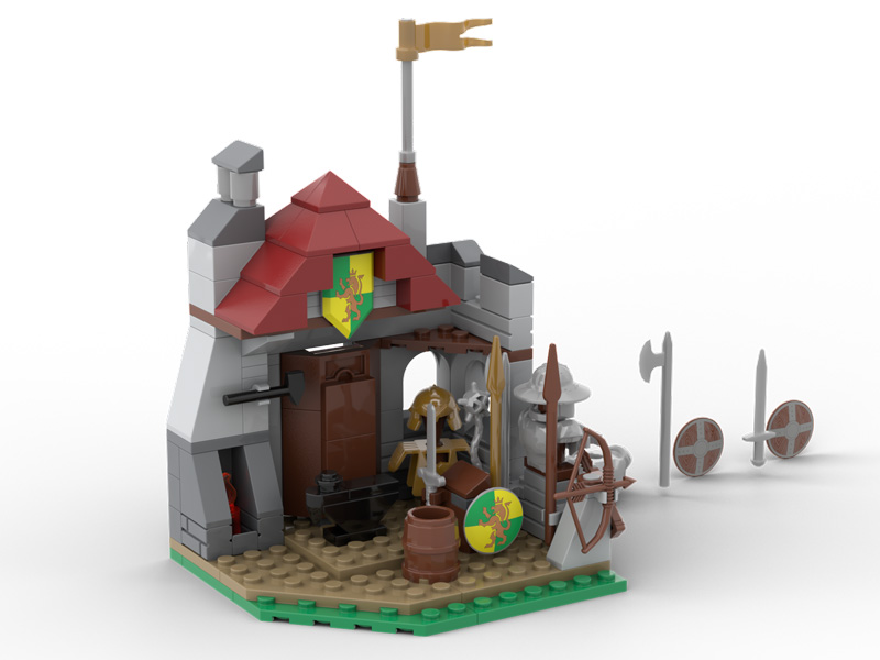 KiddiCraft Herocraft Waffenkammer Schmiede KC1505