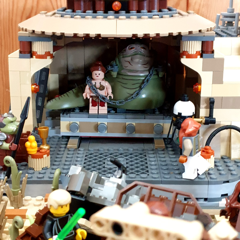 SteinHanse 2024 Eindrücke MOC Star Wars Leia Jabba