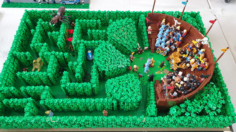 SteinHanse 2024 Eindrücke MOC Labyrinth