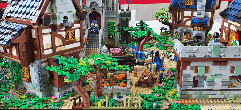 SteinHanse 2024 Eindrücke MOC Burg Ritter