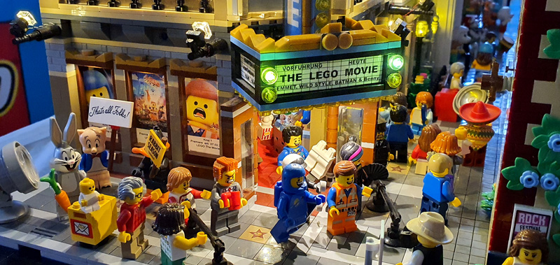 SteinHanse 2024 Eindrücke MOC Stadt Lego Movie Kino