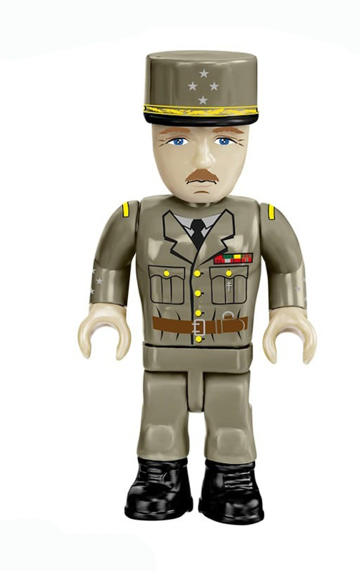 COBI 2589 Limited Edition IS 3 Berlin Victory Parade Minifigur General Marie-Pierre Kœnig