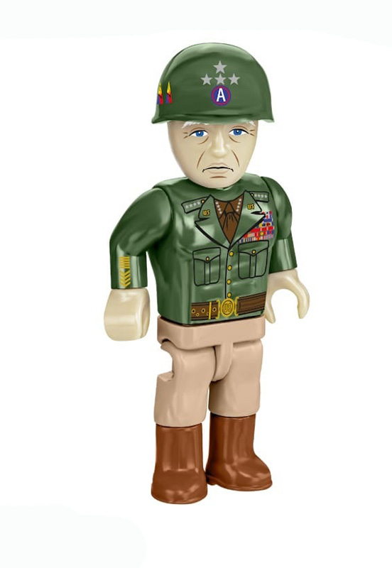 COBI 2589 Limited Edition IS 3 Berlin Victory Parade Minifigur General Patton USA