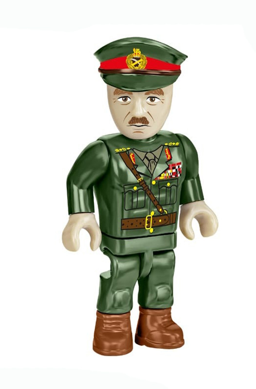 COBI 2589 Limited Edition IS 3 Berlin Victory Parade Minifigur Generalmajor Robertson GB