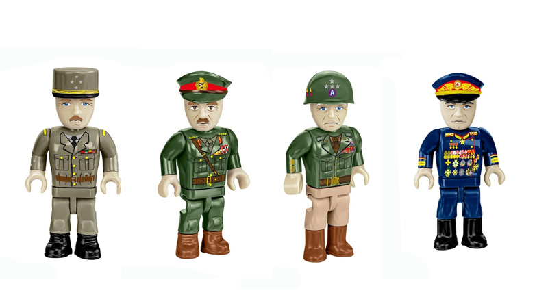 COBI 2589 Limited Edition IS 3 Berlin Victory Parade Minifigur Collage