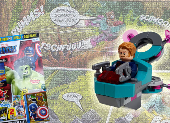 LEGO Marvel Avengers Magazin Nr. 23/2024 mit Starlord Minifigur