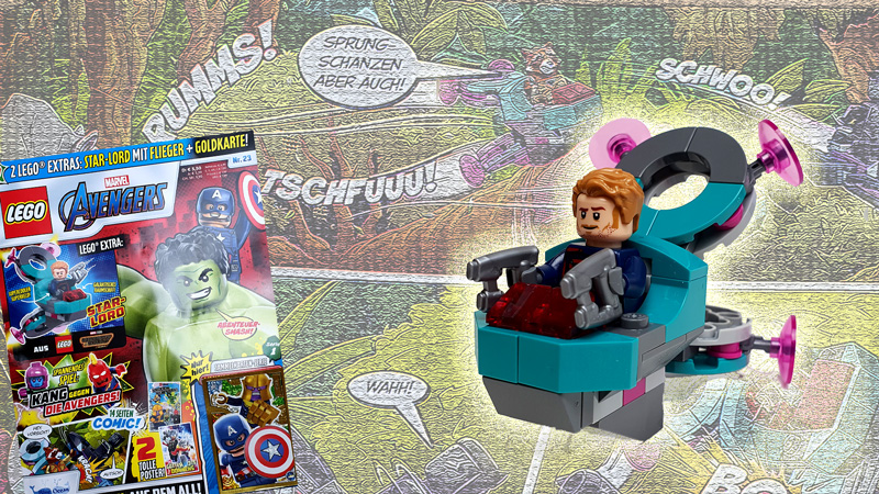 Lego Marvel Avengers Magazin 23 Starlord Minifigur Titel