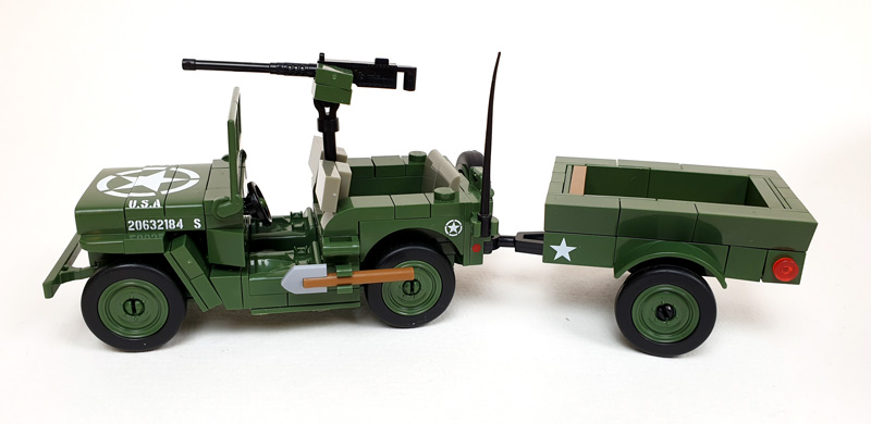 COBI 2297 Willys Mb & Trailer Jeep Set aufgebaut Seite