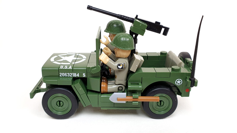 COBI 2297 Willys Mb & Trailer Jeep mit Minifiguren