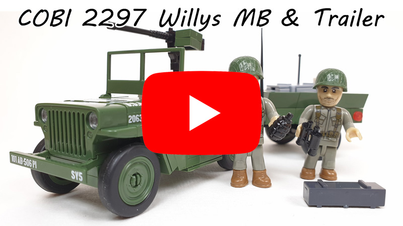 COBI 2297 Willys Mb & Trailer als Video schauen
