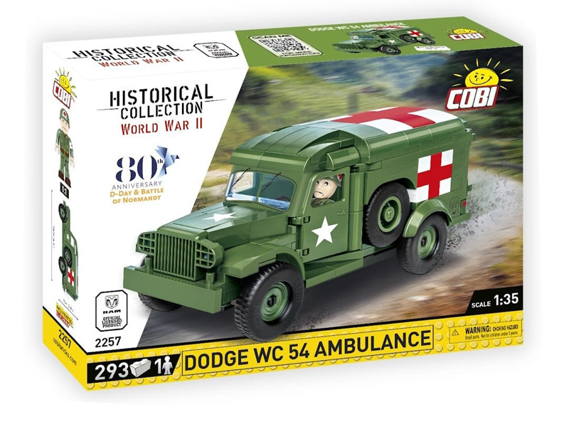 COBI 2257 WC 54 Ambulance D-Day Box Front