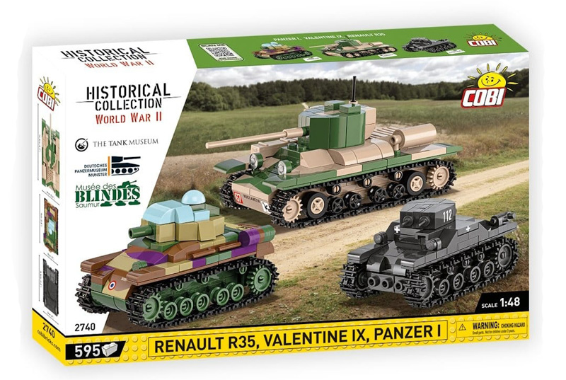 COBI 2740 Dreierset Panzer Box Front