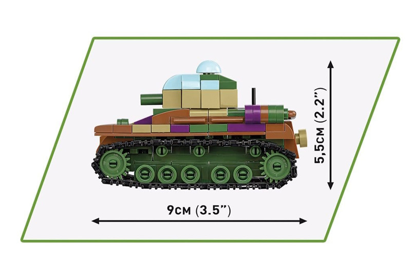 COBI 2740 Dreierset Panzer Renault R-35