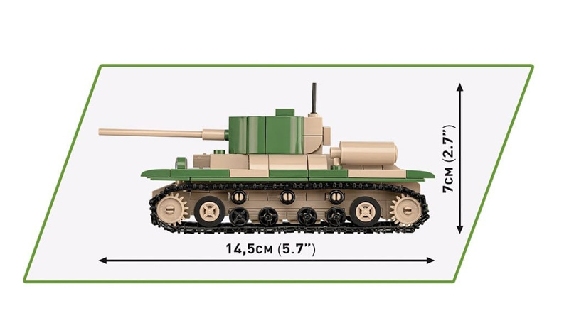COBI 2740 Dreierset Panzer Valentine IX