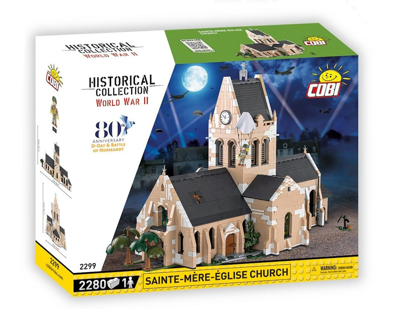 COBI 2299 Kirche Sainte-Mere-Eglise Box Front