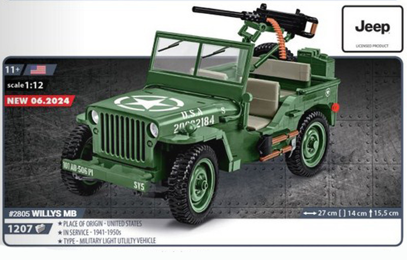 COBI 2805 1:12 Willys MB