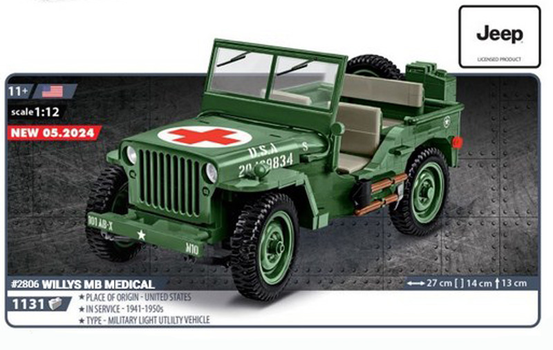 COBI Willys MB Medical 2806