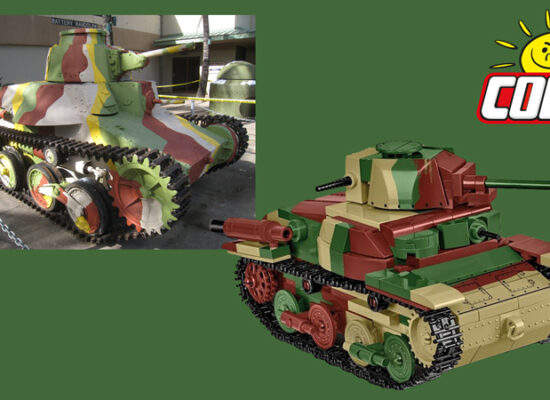 Mit COBI 3115 Type 95 Ha-Go zieht erster japanischer Panzer ins Sortiment ein