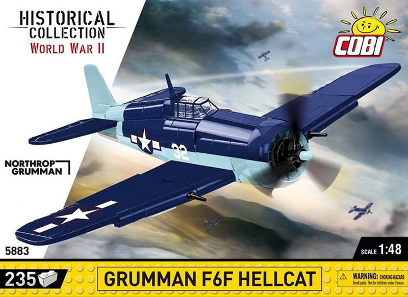 COBI Neuheiten zweites Halbjahr 2024 Grumman F6F Hellcat 5883 Box Front