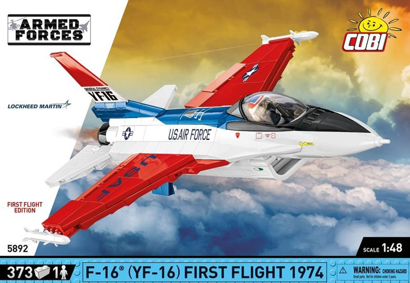 COBI Neuheiten zweites Halbjahr 2024 F-16 YF-16 First Flight 1974 Box Front