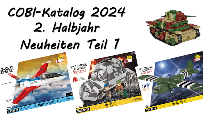 COBI Katalog 2024 zweites Halbjahr Neuheiten Teil 1 Titel