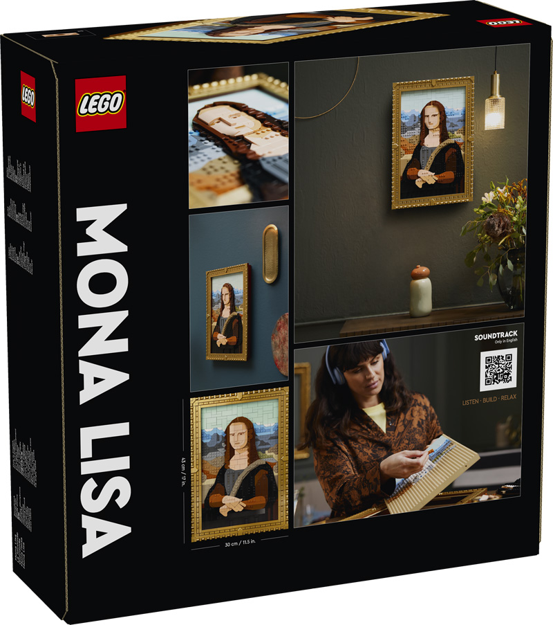 LEGO Mona Lisa 31213 Box Back