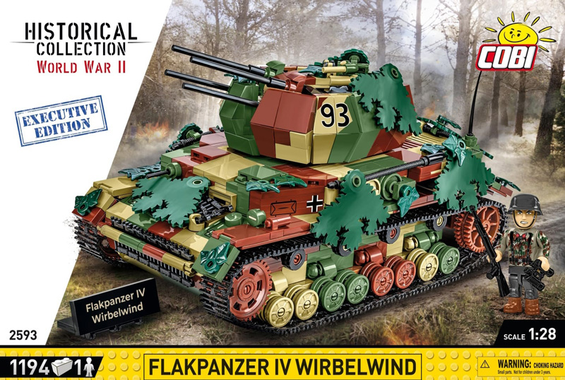 COBI 2593 Flakpanzer IV Wirbelwind Box