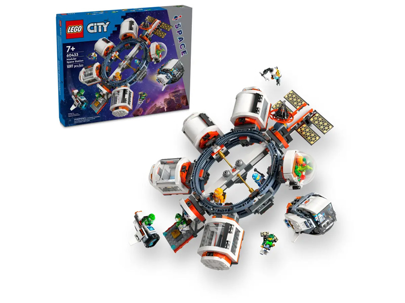LEGO City Modulare Raumstation 60433 Set und Box