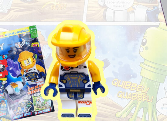 LEGO City Heft Nr. 65/2024 mit Weltraum-Mission und Jana Jupiter Minifigur