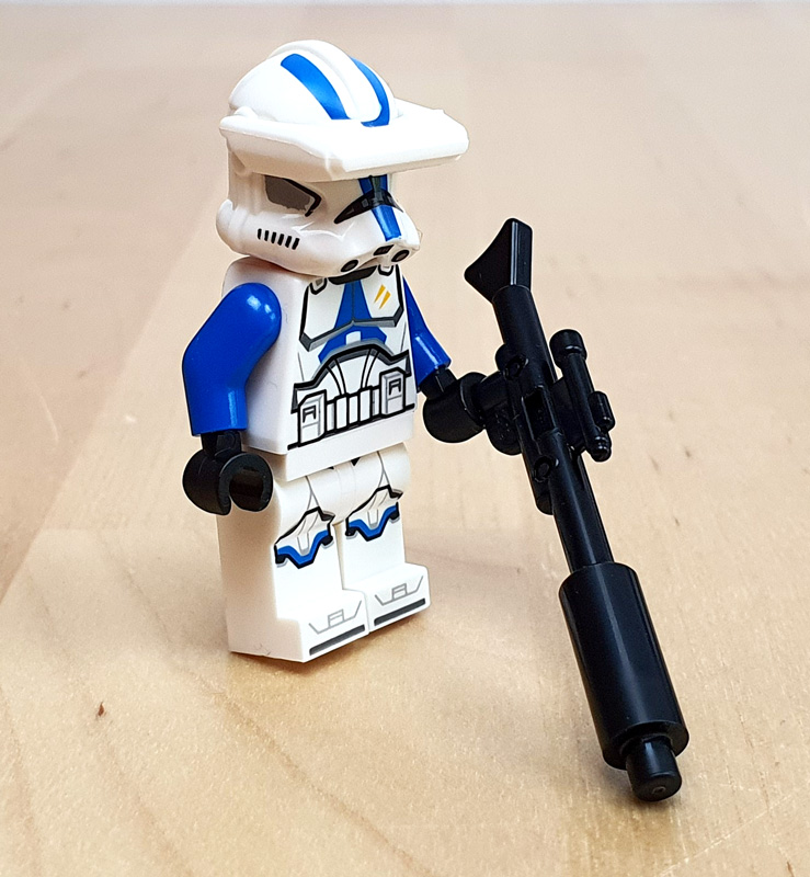 LEGO Star Wars Magazin 109 501st Clone Trooper Specialist Figur gesamt mit Blaster
